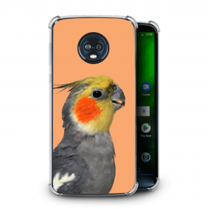 Capinha de Celular Motorola Moto G6 Plus PS Transparente 7,5x15,6 cm 4x0 Sem Revestimento Personalizado 
