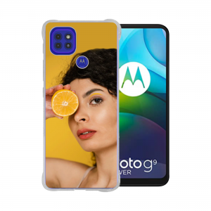 Capinha de Celular Motorola Moto G9 Power PS Transparente 7,6x16,9 cm 4x0 Sem Revestimento Personalizado 