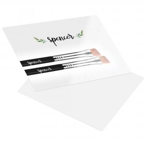 Postal Papel Cartão 250g/m² 21x29,7 cm 4x0 Verniz Total Brilho Frente e Verso Corte Reto 