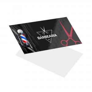 Postal Papel Cartão 300g/m² 9,8x17,8 cm 4x0 Verniz Total Brilho Frente Corte Reto 