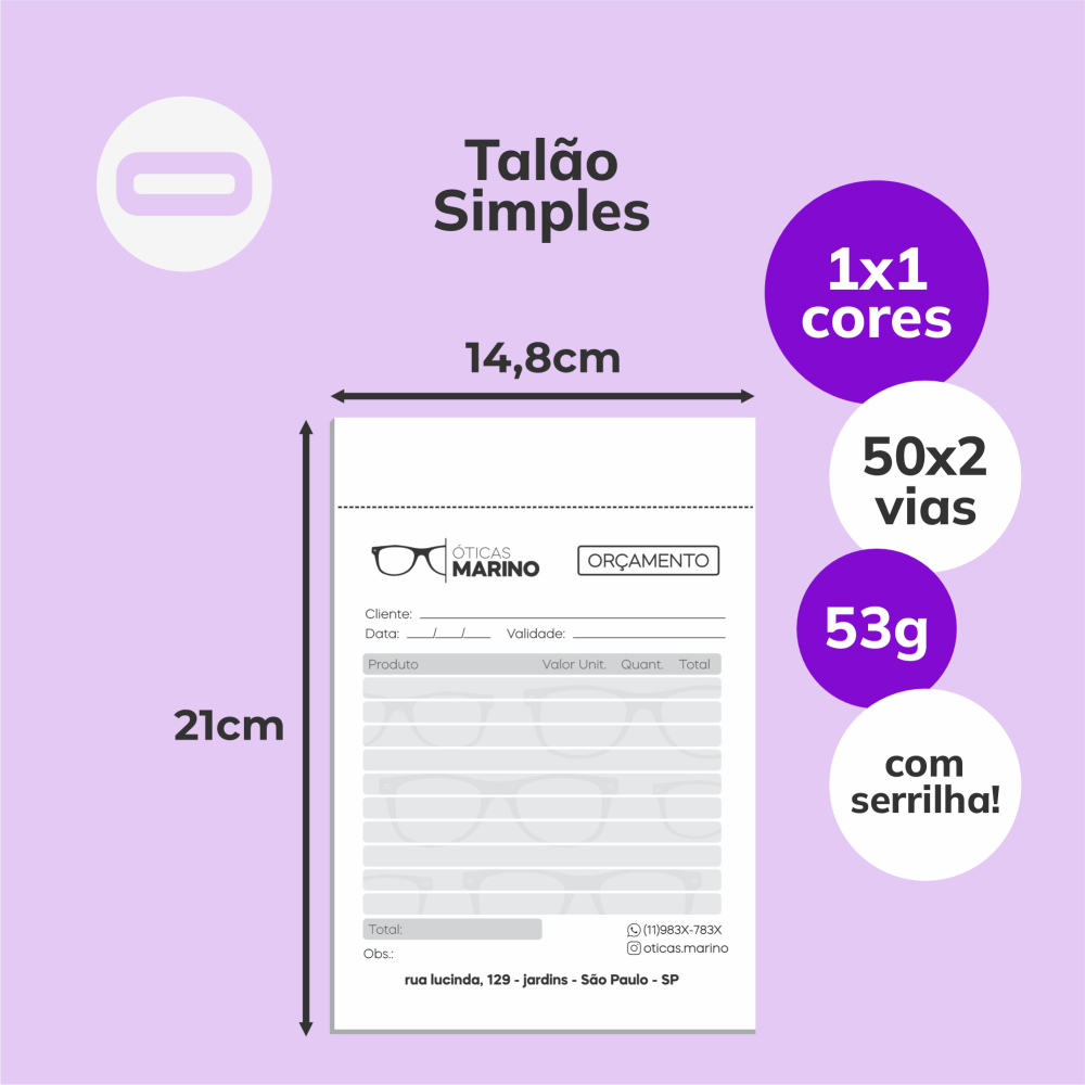 Tal o Simples 50x2 Vias 14 8x21 Cm 1 Via Papel Branco 53g m 2 Via tal-o-simples-50x2-vias-14-8x21-cm-1-via-papel-branco-53g-m-2-via